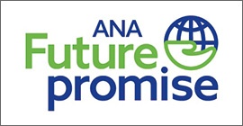 ESG経営を進めていく上で、取り組み内容を発信していくため「ANA Future Promise 」のスローガンとロゴを策定した
