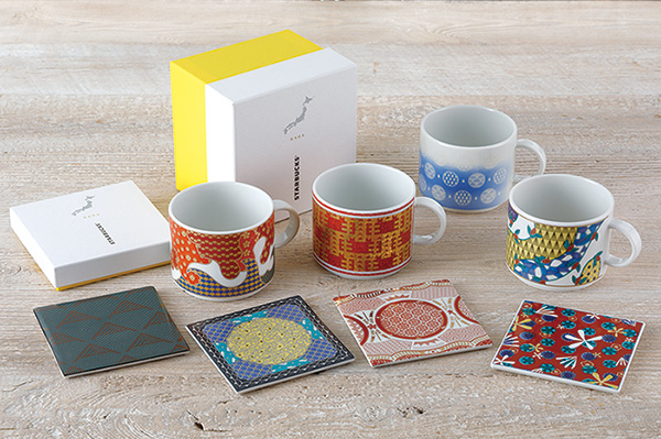 スタバ九谷焼コースター限定品 JIMOTO Made]コースター Kutani 吉田屋風|マグカップ|mug