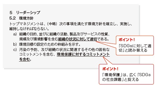 Iso14001でsdgsを 回す 3ページ目 日経esg