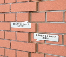 「富岡製糸場」をはじめ、歴史的建築物の調査と補修・補強を実施。煉瓦壁の目地に軽量な補強材のアラミドロッドを挿入し、専用の置換目地材を充填する工法で、地震などによる煉瓦壁の崩壊を防止、安全性の向上が可能になる(写真左:富井義夫/アフロ)