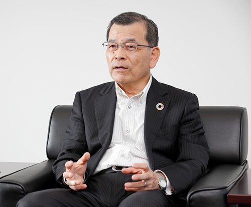 フォスター電機 代表取締役社長 吉澤博三氏(撮影:山田慎二)