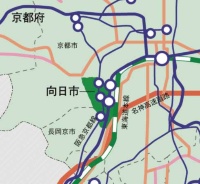 4位の京都府向日市（地図作成：TSTJ.inc）