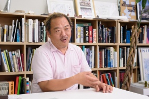 公園でイベントを企画・実行するような市民を発掘する場としても機能すれば、と語る槻橋氏(写真:宮田 昌彦)
