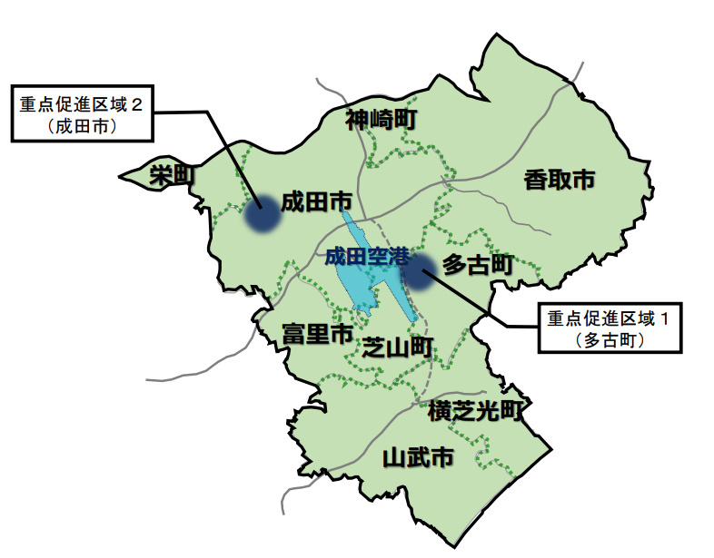 新滑走路や圏央道開通で成田空港の東側に脚光、多古町には「絶好