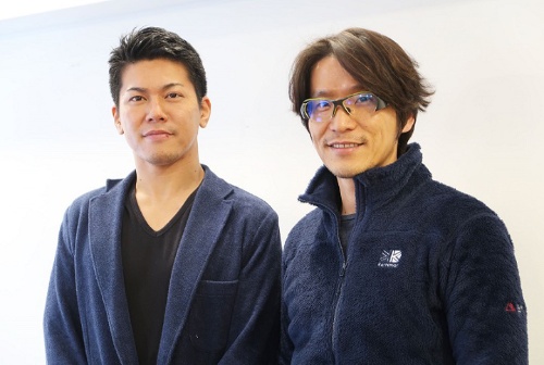 ナイアンティック 代表取締役社長の村井説人氏(右)とアジア統括マーケティングマネージャーの須賀健人氏(写真:岩元 直久)