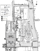 全体の完成イメージと配置図（資料：神戸市）