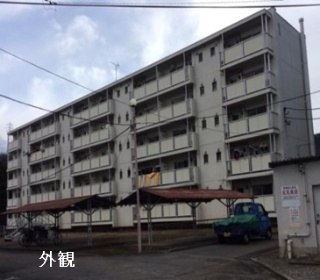 「旧雇用促進住宅下谷宿舎」の外観(写真:都留市)