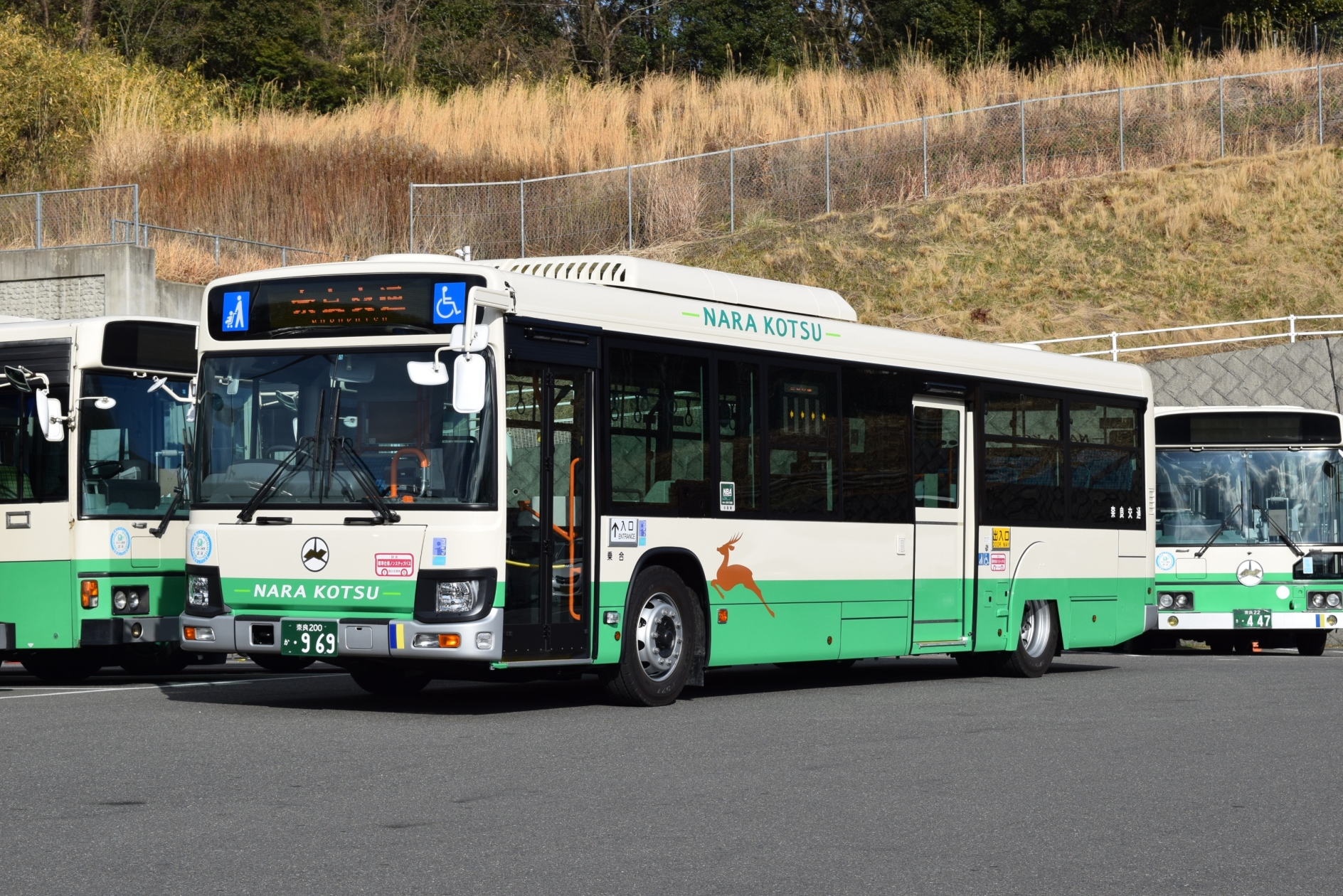 奈良交通、生駒市の路線バスに「みまもりタグ」の感知器を設置