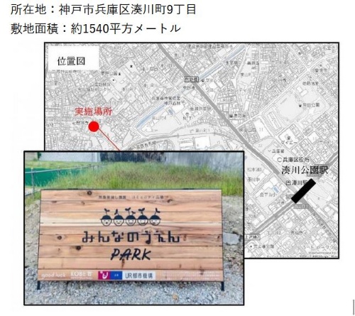実施区域の位置図（資料：神戸市）