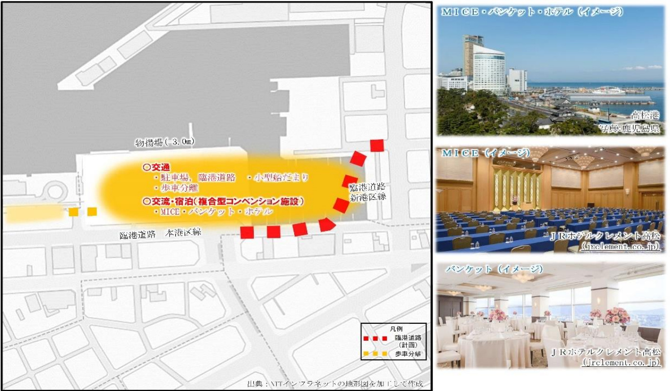 鹿児島港本港区に定期借地権でホテルを建設・運営、鹿児島県が事業者