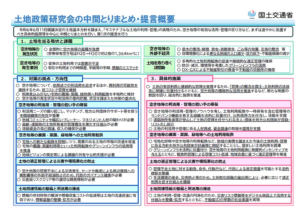 国交省が土地利用で提言、インセンティブによるグリーンインフラ促進も｜新・公民連携最前線｜PPPまちづくり