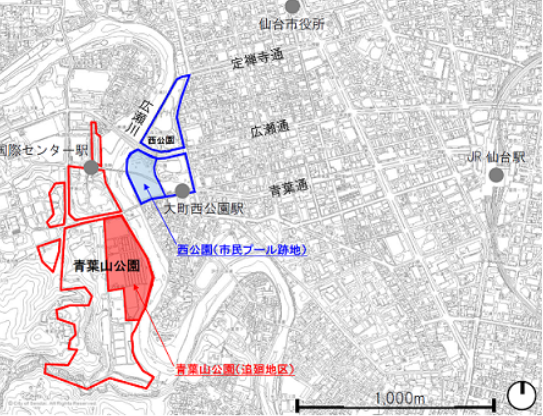 青葉山公園と西公園の一部を民間活用 仙台市がサウンディング 新 公民連携最前線 Pppまちづくり