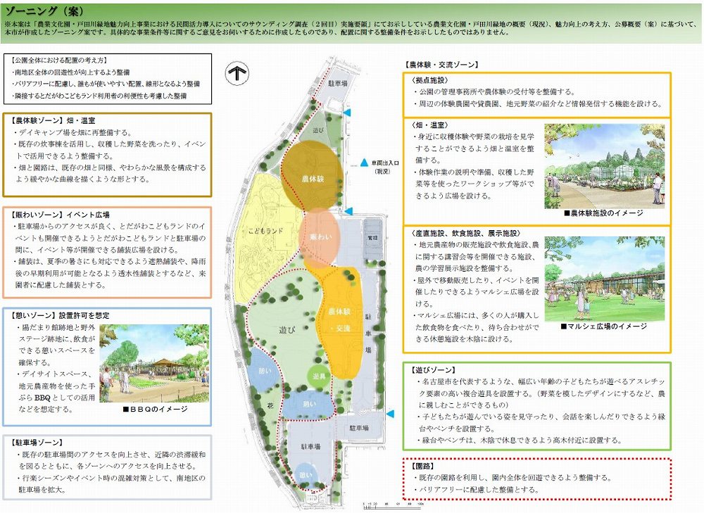 農業文化園」「戸田川緑地」の整備・運営に向けサウンディング、名古屋