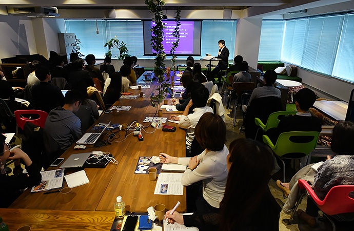 ライター交流会兼会社説明会の場に変身したCONTENTZ