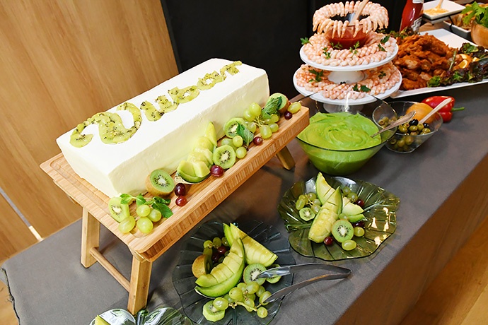 毎回ケータリングにもこだわり、イベント事務局のケータリング担当者がシーズンごとに発注しているそう。