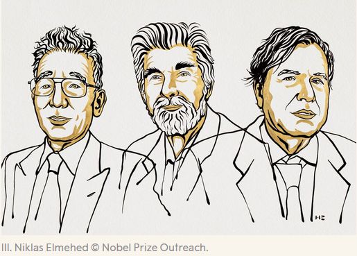 2021年のノーベル物理学賞受賞者の3人