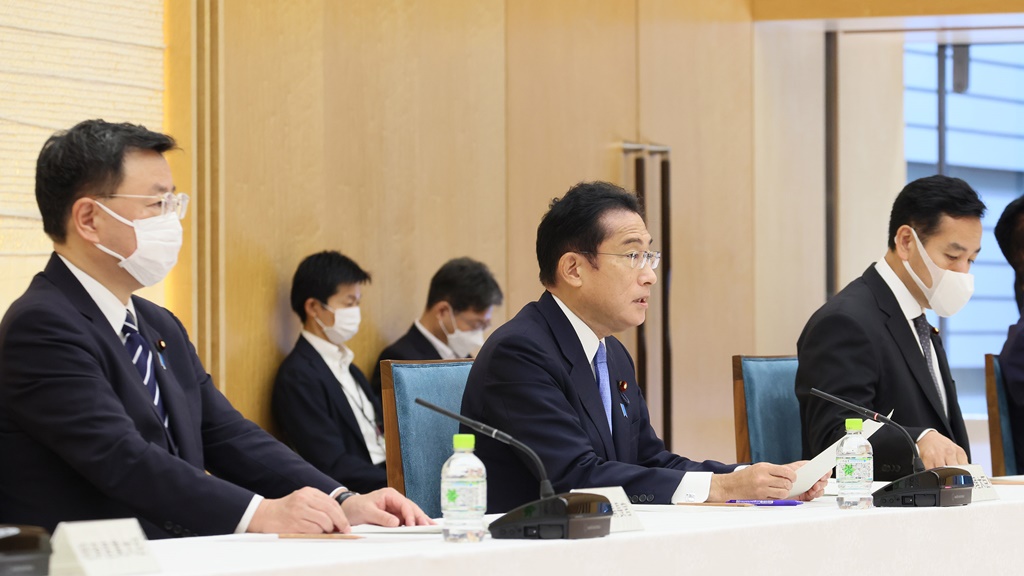 岸田首相は6月21日の物価・賃金・生活総合対策本部初会合で節電ポイントに言及した
