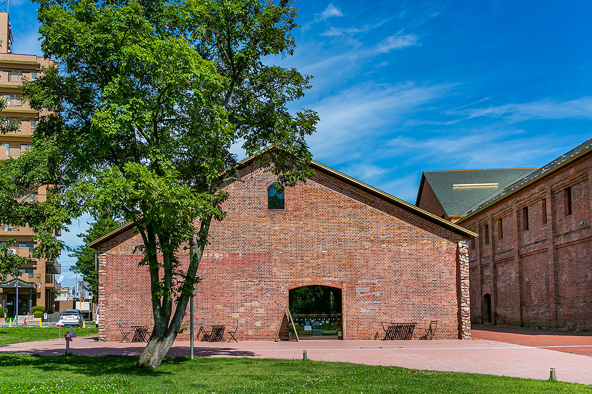 油絵　レンガの建物 未来をつくる子どもを現代アートが触発 弘前れんが倉庫美術館