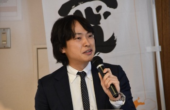 味香り戦略研究所 研究開発部 主任研究員の高橋貴洋氏(写真:編集部)