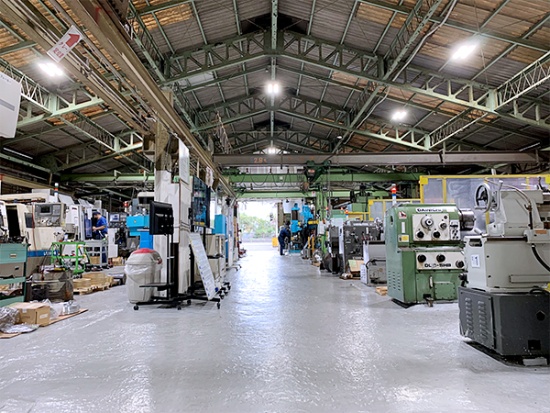 浪速工作所の工場内観
