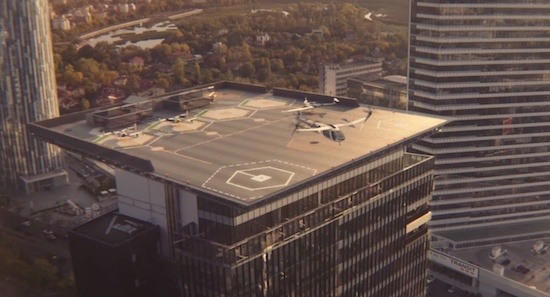 (写真7)Uberが計画している空飛ぶタクシーのイメージ