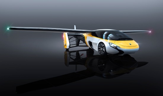 (写真1)AeroMobilのプロトモデル「AeroMobil 4.0」