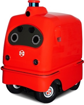 (写真6)ZMPが開発したデリバリーロボット「CarriRo Delivery」