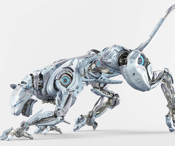 動物のように足を使って移動するロボット　新たな方向での進化を秘める