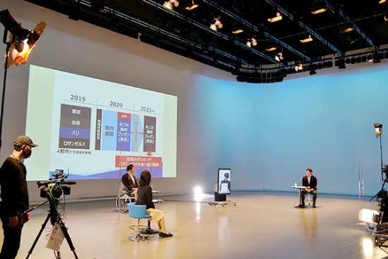 パナソニックが実施するアイデアコンテスト「SPORTS CHANGE MAKERS」も紹介された