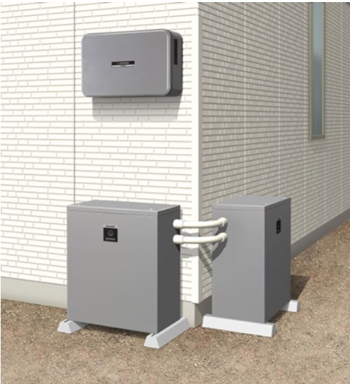 シャープ、太陽電池と蓄電池向けハイブリッド型パワコンの出力を3割