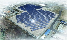 子会社の工場跡地に8316枚の太陽光パネルを設置する（出所：東京製綱）