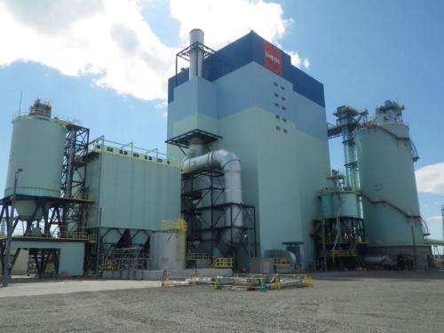 図3●室蘭で稼働したバイオマス発電所