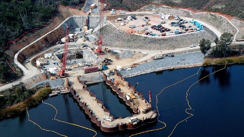 図1●カリフォルニア州にある揚水式貯蔵の1つ (出所:The Walsh Group)