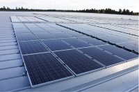アンフィニ福島工場に設置した屋根上太陽光