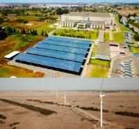 ブスクラ工場とInnoVentの風力発電所