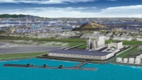 バイオマス発電所の完成イメージ