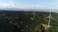 地元企業3社が共同建設した風力発電所