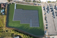 同社が契約する水上太陽光発電所