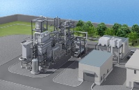 松山市の固形燃料化施設の完成イメージ