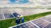 中国のサプライヤーが取り組んでいる四川省の太陽光発電施設
