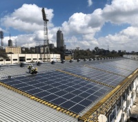CFAOケニアの事業所に設置した屋根置き太陽光発電