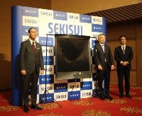 記者会見の様子