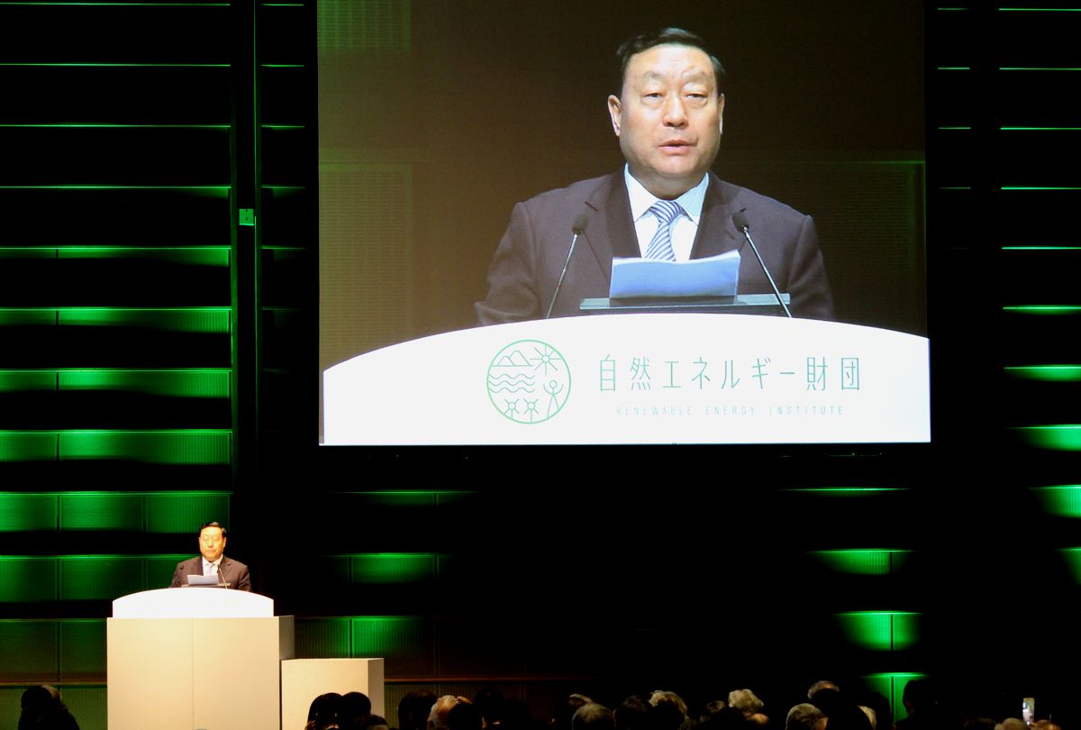 中国・国家電網公司のリュウ・ゼンヤ前会長