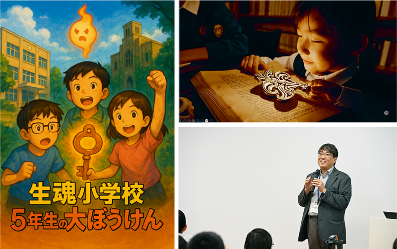 AIやVRを体験して小学5年生が「未来の学校」について考える。大阪教育