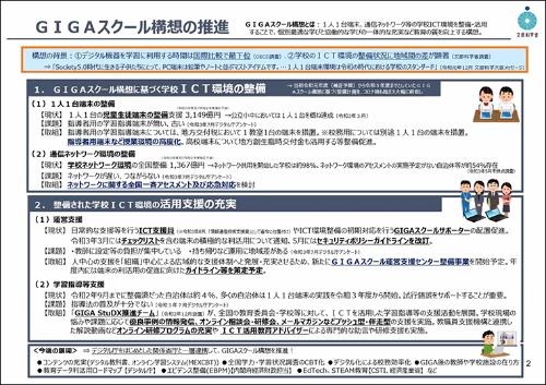文部科学省の板倉氏は、GIGAスクール構想の進捗や現在の課題などについて講演した